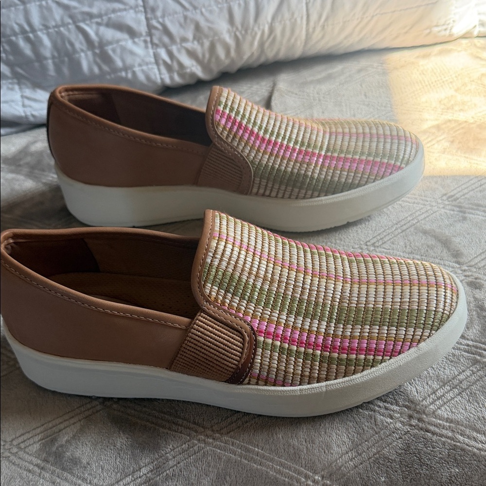 Clarks Tan Slip-On Shoes